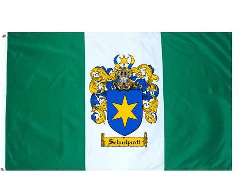 Schuchardt family crest coat of arms flag