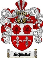 Schueller coat of arms family crest download