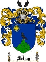 Schug coat of arms family crest download