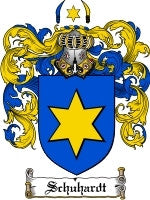 Schuhardt coat of arms family crest download