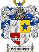 Schuhmacher coat of arms family crest download