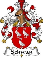 Schwan coat of arms family crest download