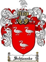 Schwanke coat of arms family crest download