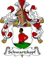 Schwartzkopf coat of arms family crest download