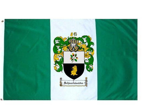 Schwartzwalden family crest coat of arms flag