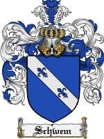 Schwem coat of arms family crest download
