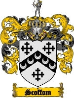 Scoffom coat of arms family crest download