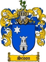Scoon coat of arms family crest download