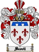 Scovil coat of arms family crest download