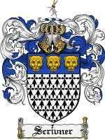 Scrivner coat of arms family crest download