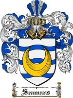 Seamans coat of arms family crest download