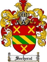 Secheral coat of arms family crest download