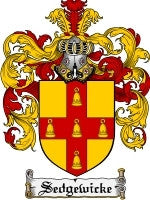 Sedgewicke coat of arms family crest download