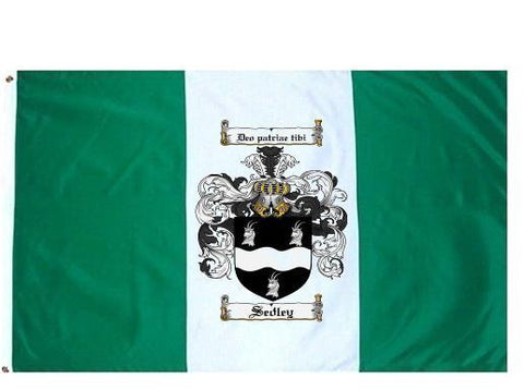 Sedley family crest coat of arms flag