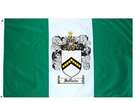 Sefferin family crest coat of arms flag