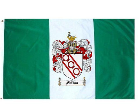Sefton family crest coat of arms flag