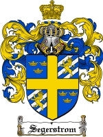 Segerstrom coat of arms family crest download