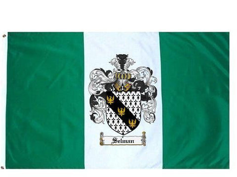 Selman family crest coat of arms flag