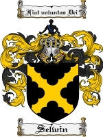 Selwin coat of arms family crest download