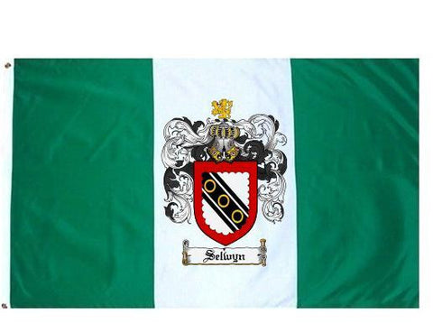 Selwyn family crest coat of arms flag