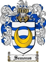 Semones coat of arms family crest download