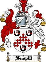 Sempill coat of arms family crest download