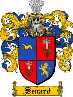 Senard coat of arms family crest download