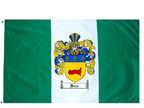 Sera family crest coat of arms flag
