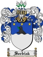 Serbiak coat of arms family crest download