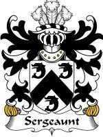 Sergeaunt coat of arms family crest download