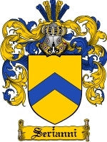 Serianni coat of arms family crest download