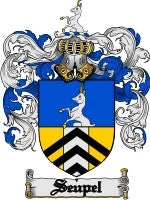 Seupel coat of arms family crest download