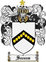 Sevens coat of arms family crest download