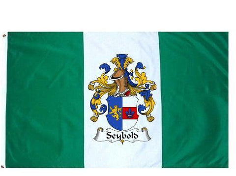 Seybold family crest coat of arms flag