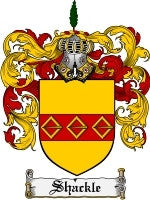 Shackle coat of arms family crest download