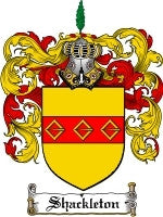Shackleton coat of arms family crest download