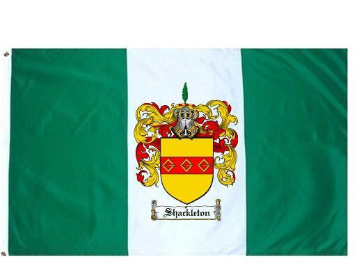 Shackleton Coat of Arms Flag / Family Crest Flag – Family Crests / Coat ...