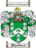 Shadford coat of arms family crest download