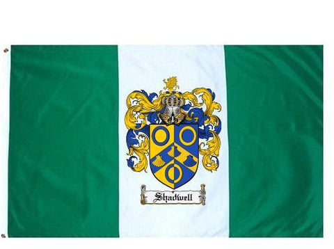 Shadwell family crest coat of arms flag