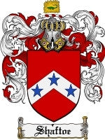 Shaftoe coat of arms family crest download
