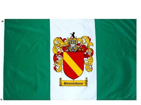 Shannonhouse family crest coat of arms flag