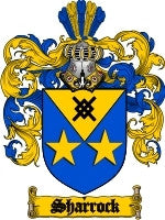 Sharrock coat of arms family crest download