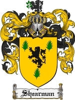 Shearman coat of arms family crest download
