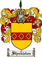 Sheckleton coat of arms family crest download