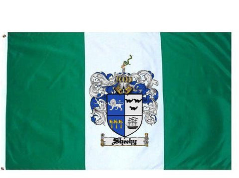 Sheehy family crest coat of arms flag