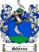 Sheene coat of arms family crest download