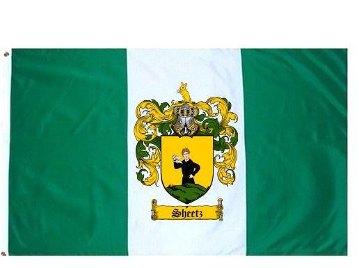 Sheetz Coat of Arms Flag / Family Crest Flag – Family Crests