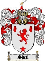 Sheil coat of arms family crest download