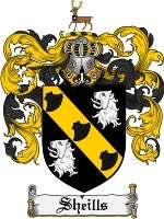 Sheills coat of arms family crest download