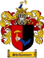 Shelhammer coat of arms family crest download